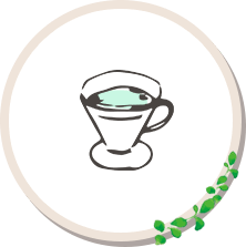 ウェルカムドリンクを飲みながらヒアリングのイメージ